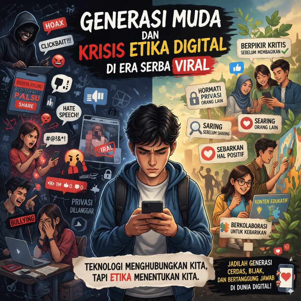 Generasi Muda dan Krisis Etika Digital di Era Serba Viral - Kartanusa